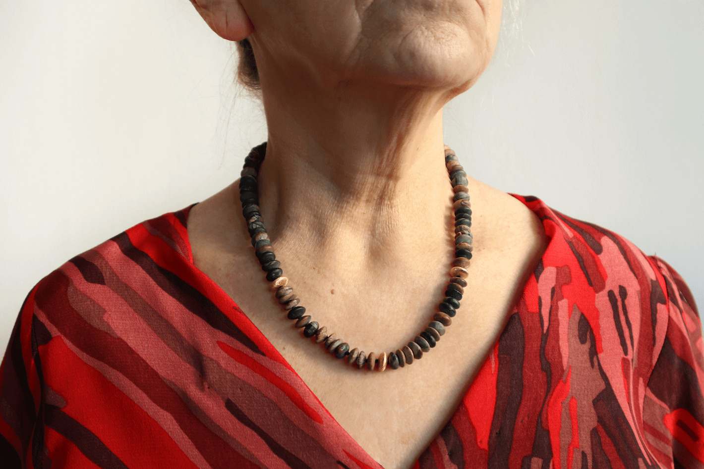 Halsband jaspis