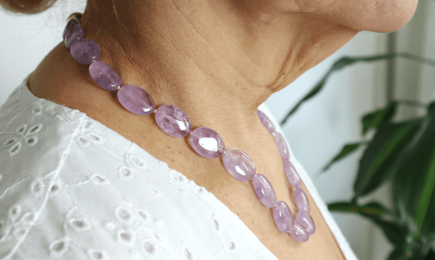 Halsband ametist