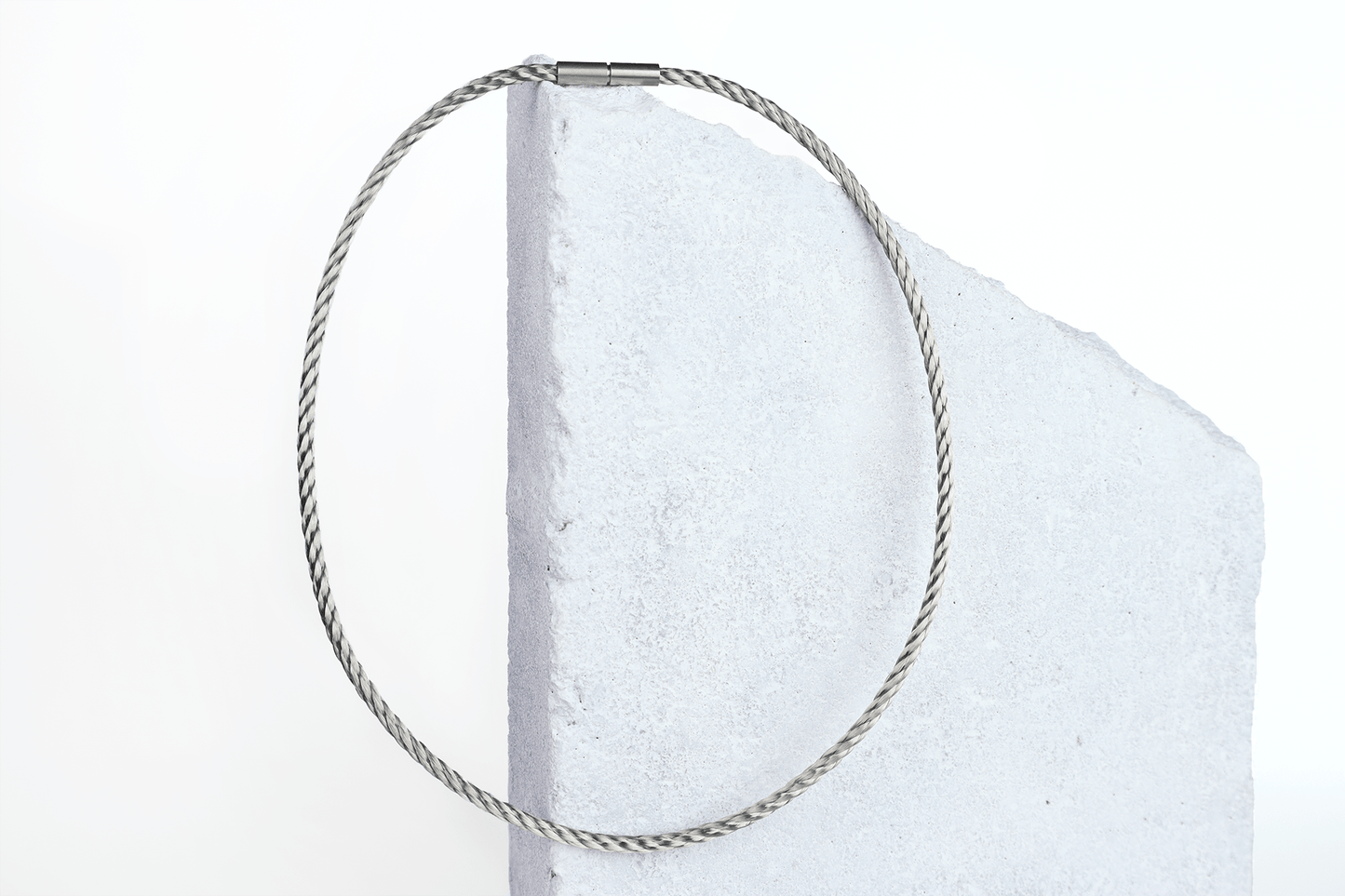 Demi halsband stål