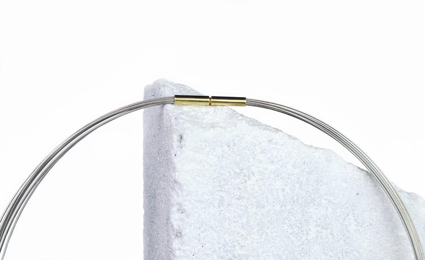 Mina halsband rostfritt stål & guld