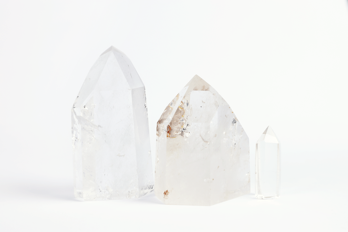 Bergkristall slipad kristallspets